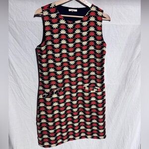 Tulle sun retro pattern mini dress Size XS